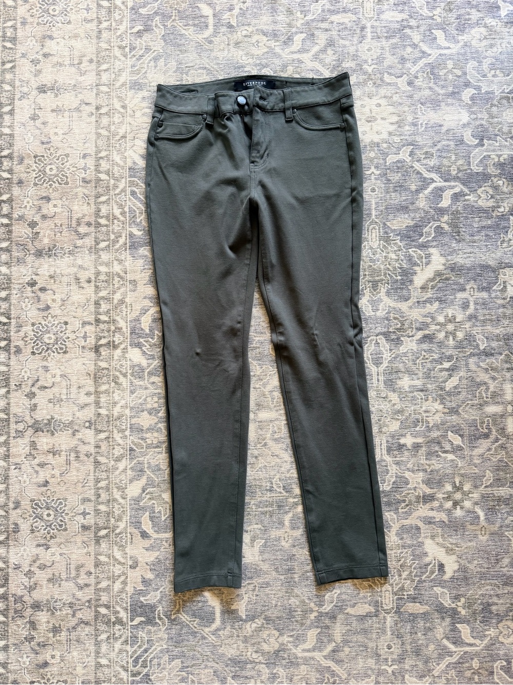 Liverpool Jeans Company Women’s Olive Skinny Jeans